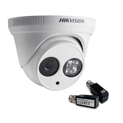 Hikvision DS-2CE56C2T-IT1 (2.8 мм)+ DS-1H18 HD TVI 720P EXIR купольная видеокамера Комплект