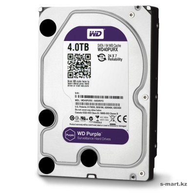 Жёсткий диск Western Digital WD40PURX 4Tb